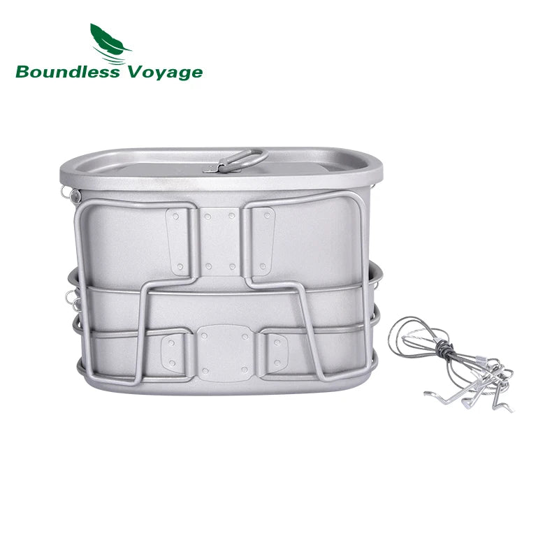 Boundless Titanium Camping Pot Set