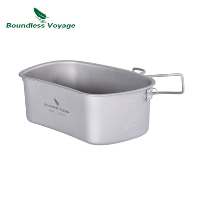 Boundless Titanium Camping Pot Set