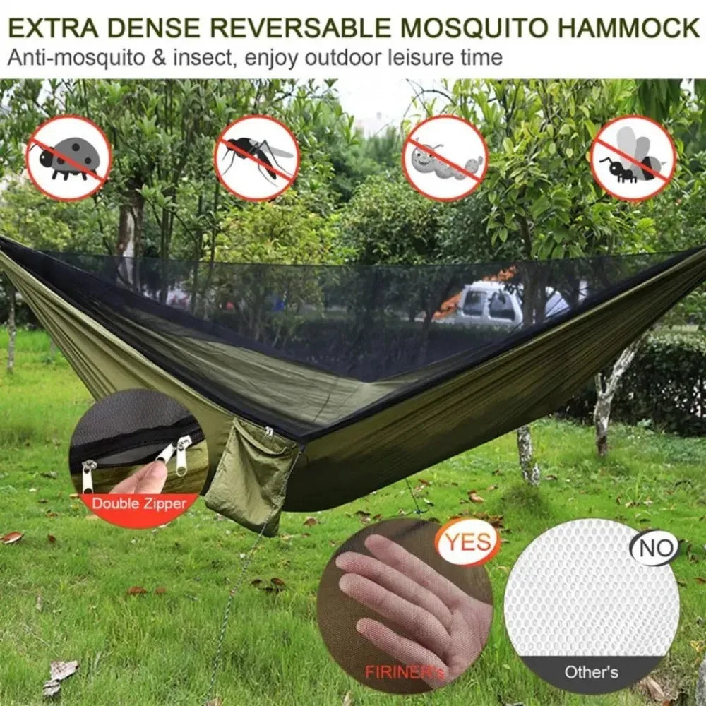 SkyGuard Mosquito-Proof Camping Hammock