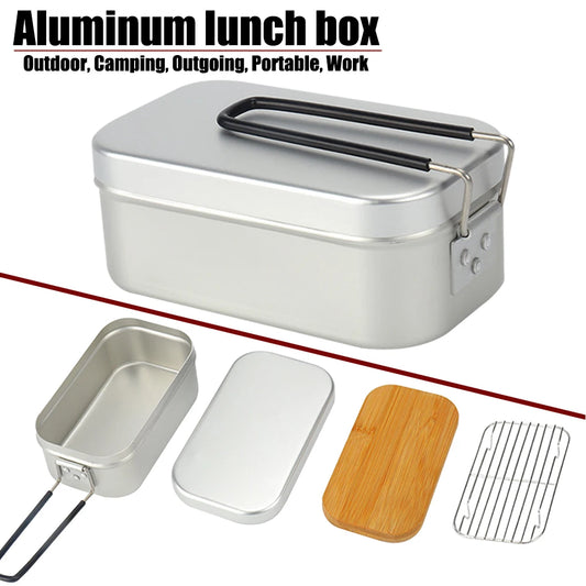 Outdoor Aluminum Camping Bento Box