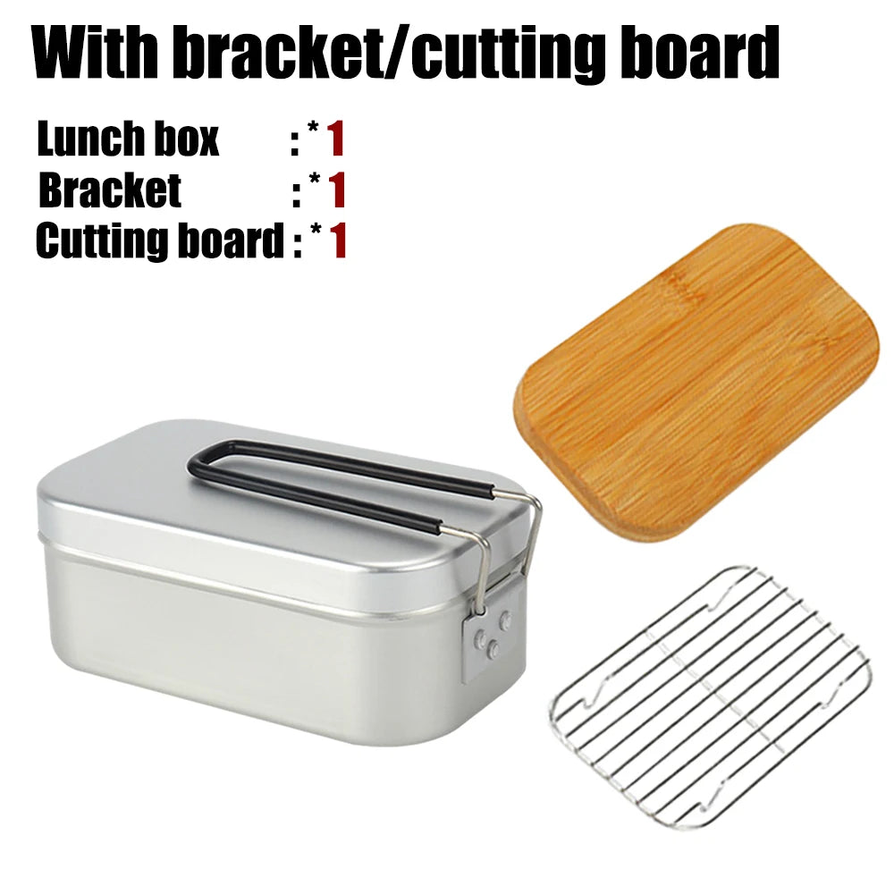 Outdoor Aluminum Camping Bento Box