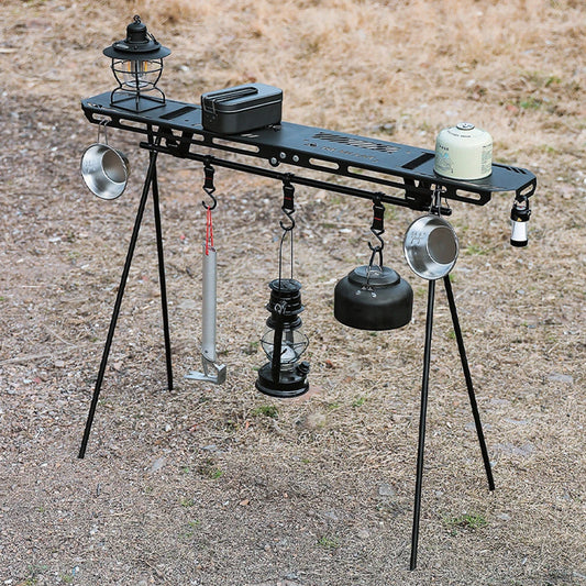 Portable Camping Tripod Rack Plate