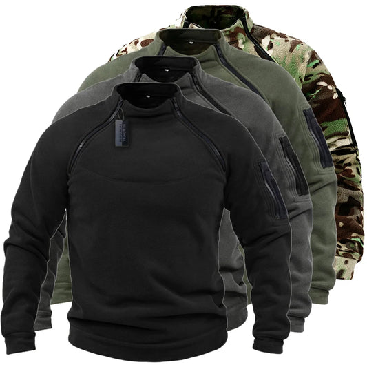 Men's Tactical Fleece Zipper Jacket